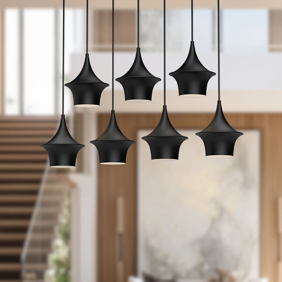 Emiko 36" 7-Light Linear Pendant