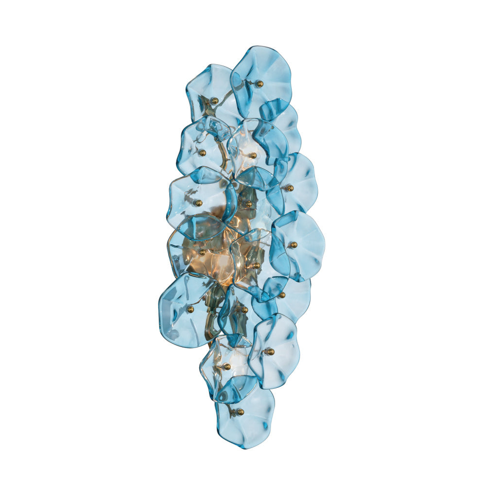 Crystorama Esme 23" 4-Light Wall Sconce Blue