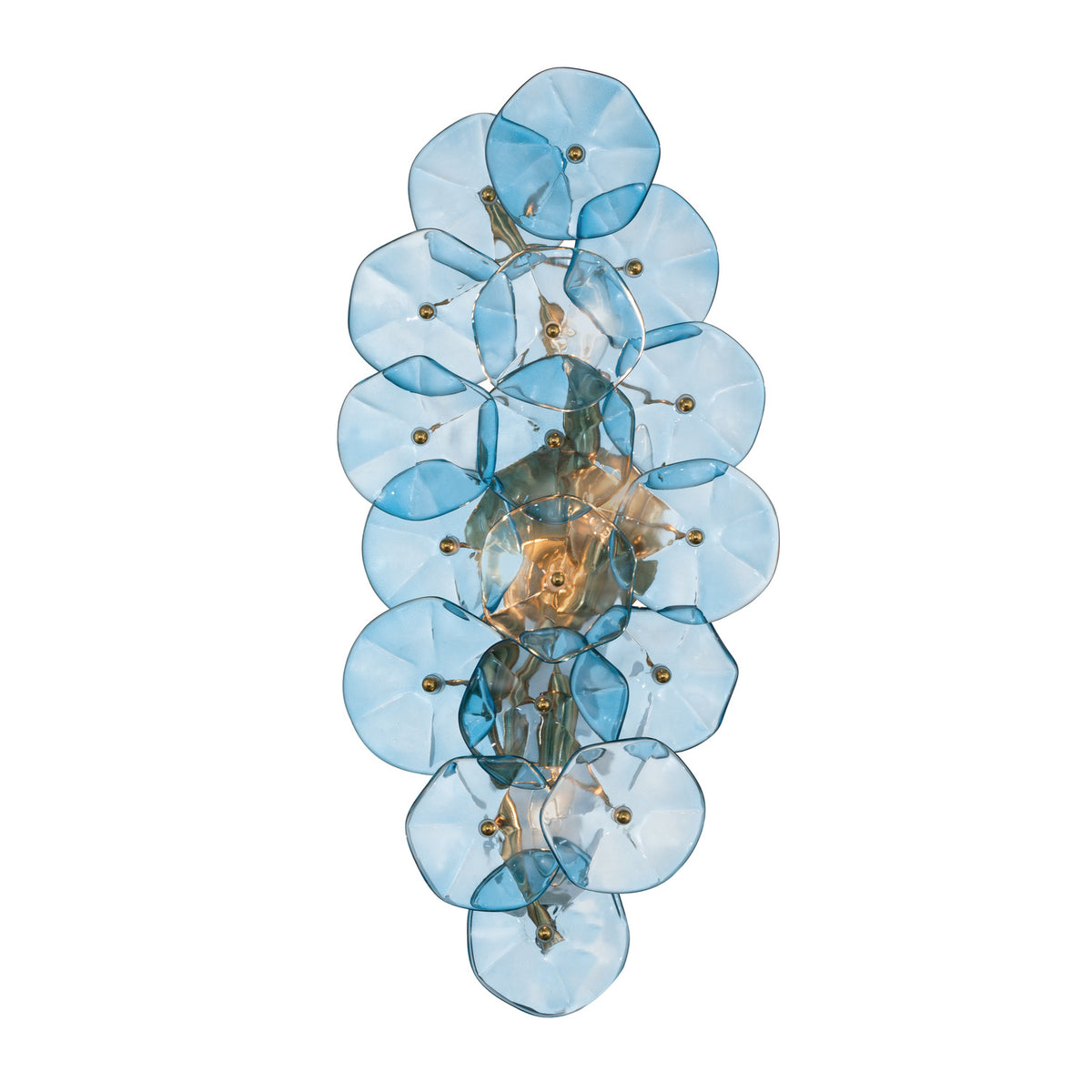Crystorama Esme 23" 4-Light Wall Sconce Blue - detail