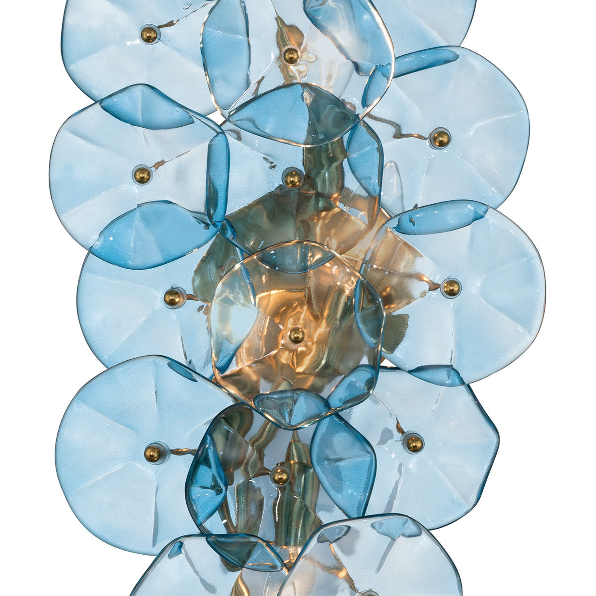 Crystorama Esme 23" 4-Light Wall Sconce Blue - detail