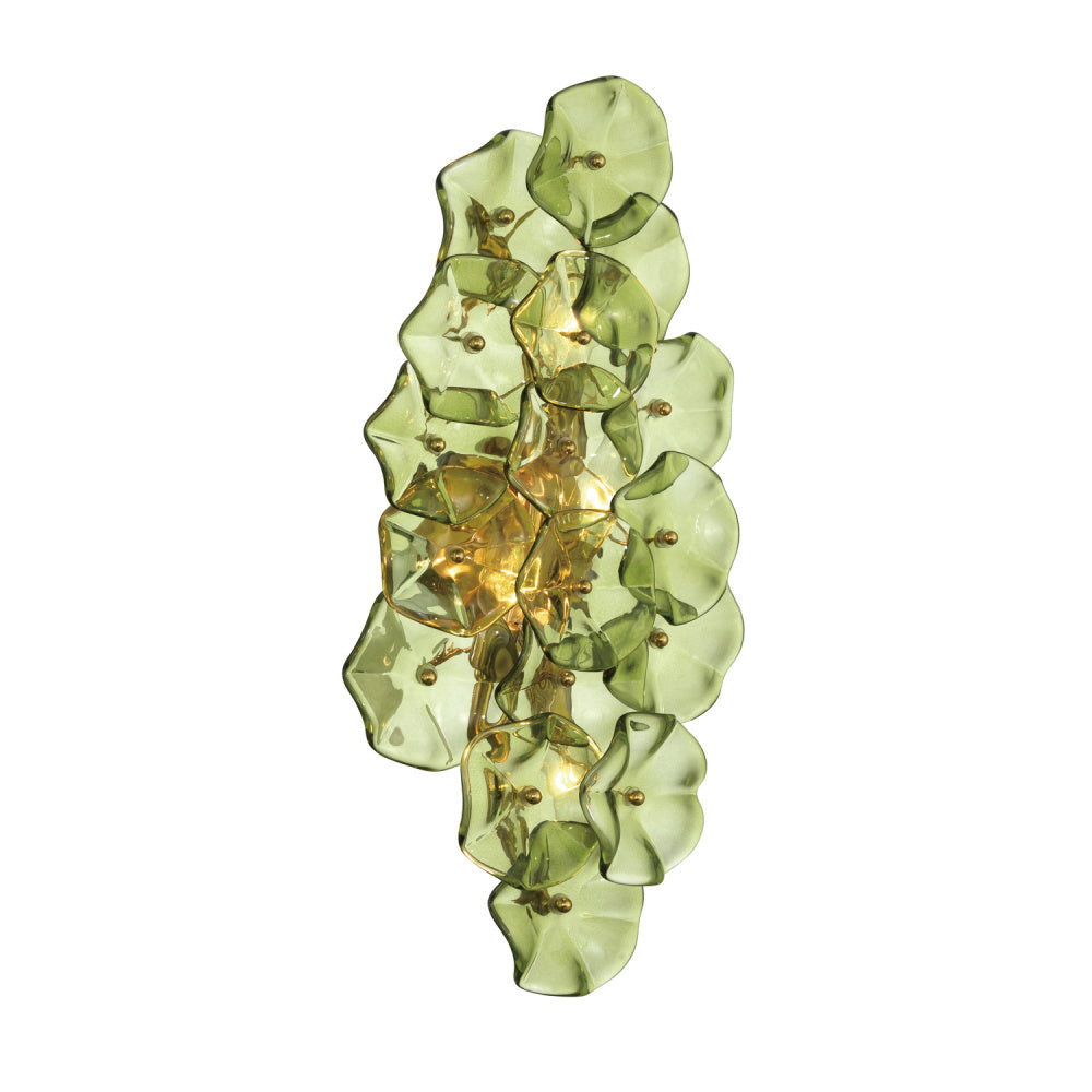 Crystorama Esme 23" 4-Light Wall Sconce Green