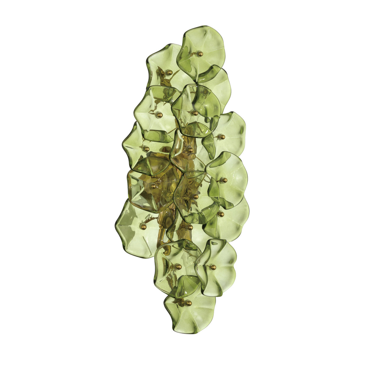 Crystorama Esme 23" 4-Light Wall Sconce Green - detail
