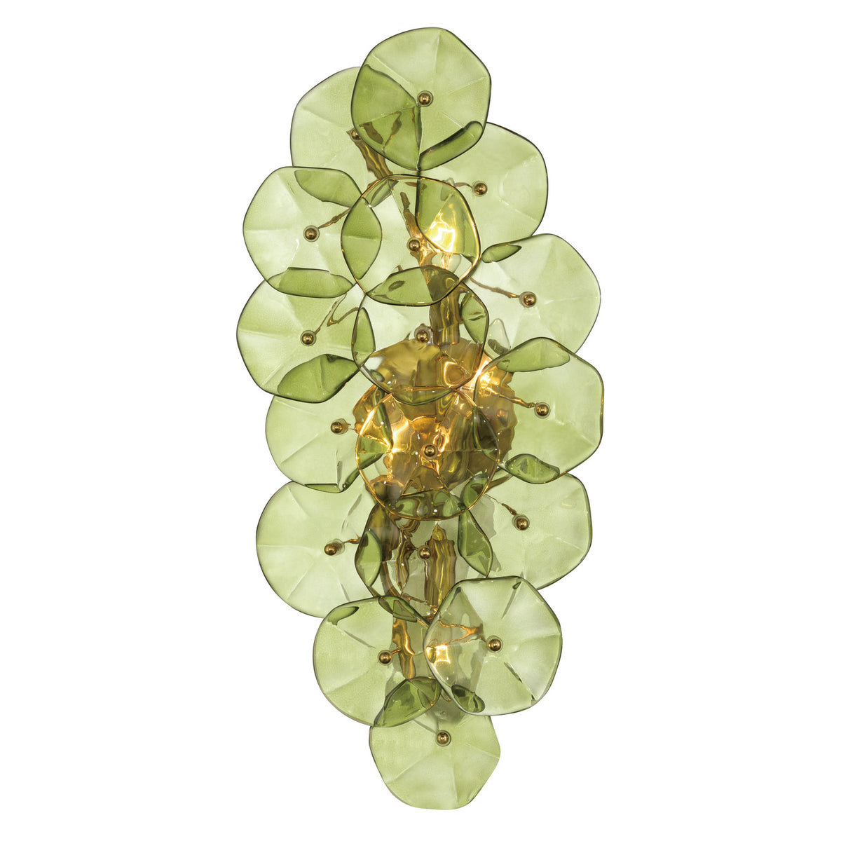 Crystorama Esme 23" 4-Light Wall Sconce Green - detail