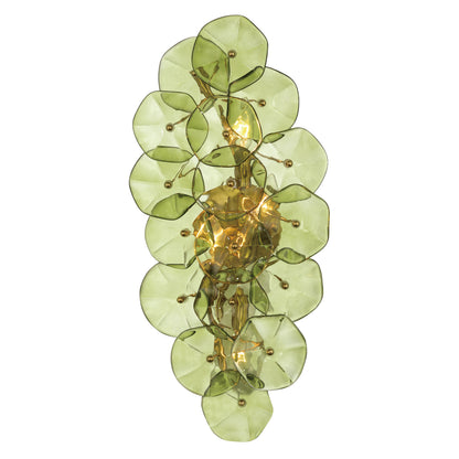Crystorama Esme 23" 4-Light Wall Sconce Green - detail