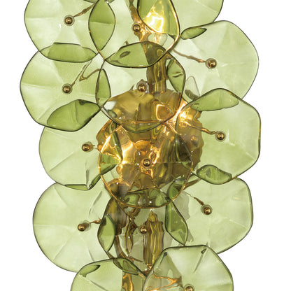 Crystorama Esme 23" 4-Light Wall Sconce Green - detail
