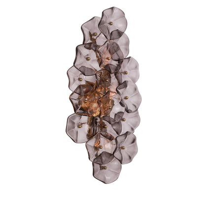 Crystorama Esme 23" 4-Light Wall Sconce Smoke