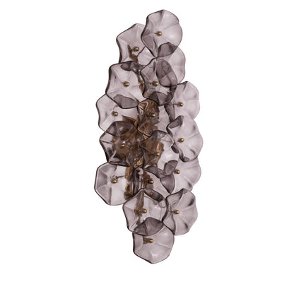 Crystorama Esme 23" 4-Light Wall Sconce Smoke - detail