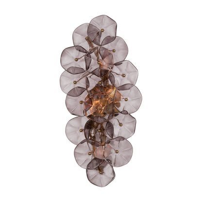 Crystorama Esme 23" 4-Light Wall Sconce Smoke - detail