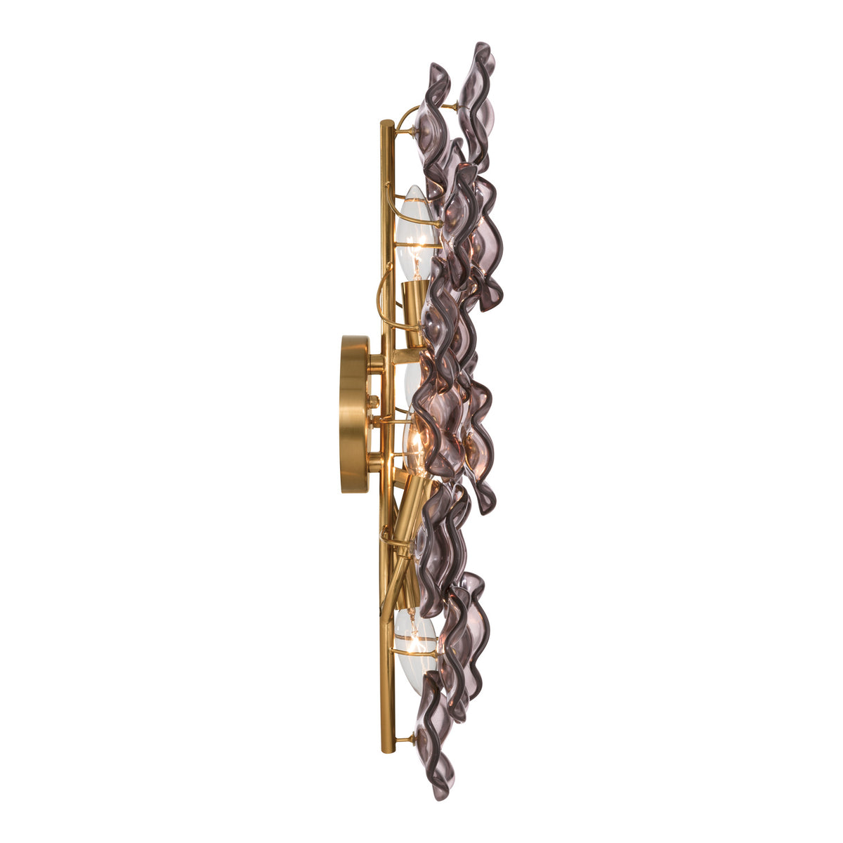 Crystorama Esme 23" 4-Light Wall Sconce Smoke - detail