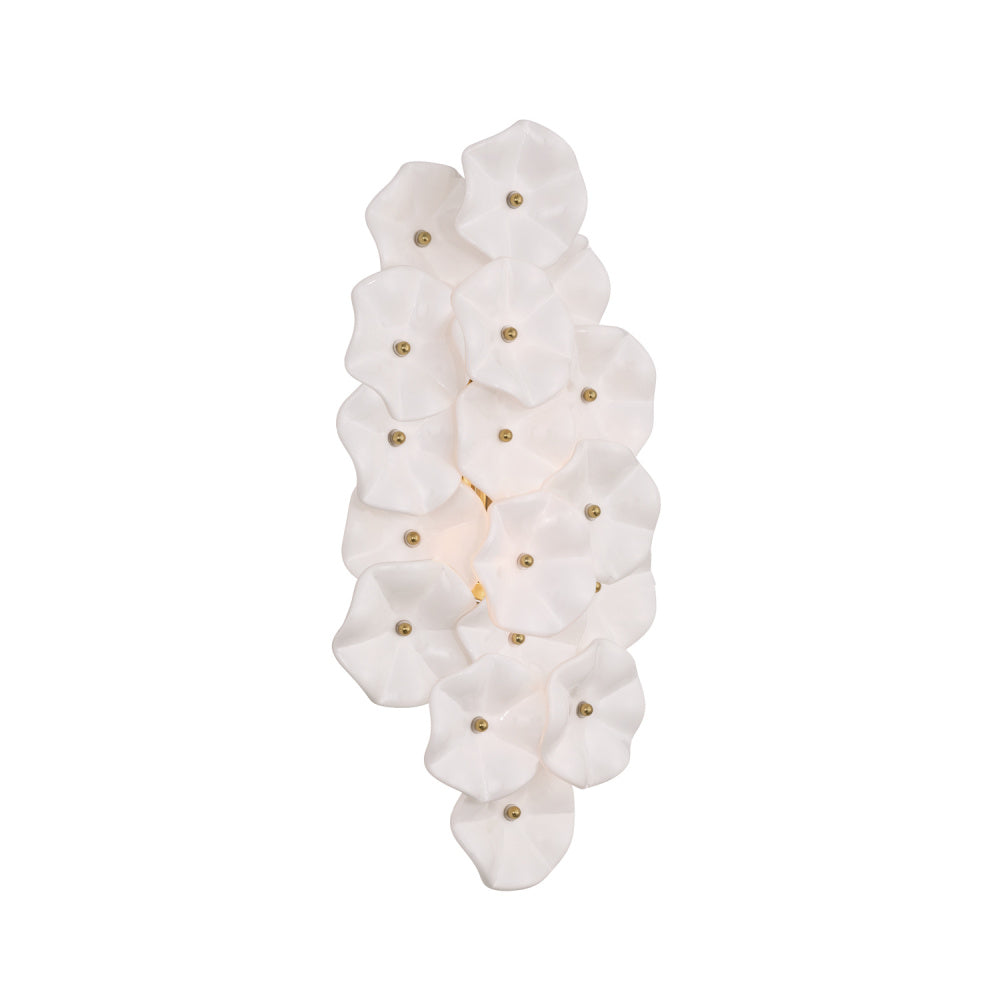 Crystorama Esme 23" 4-Light Wall Sconce White