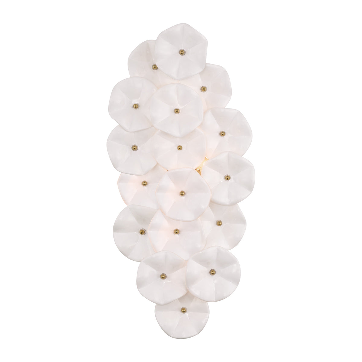 Crystorama Esme 23" 4-Light Wall Sconce White - detail