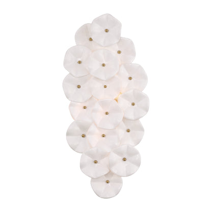 Crystorama Esme 23" 4-Light Wall Sconce White - detail