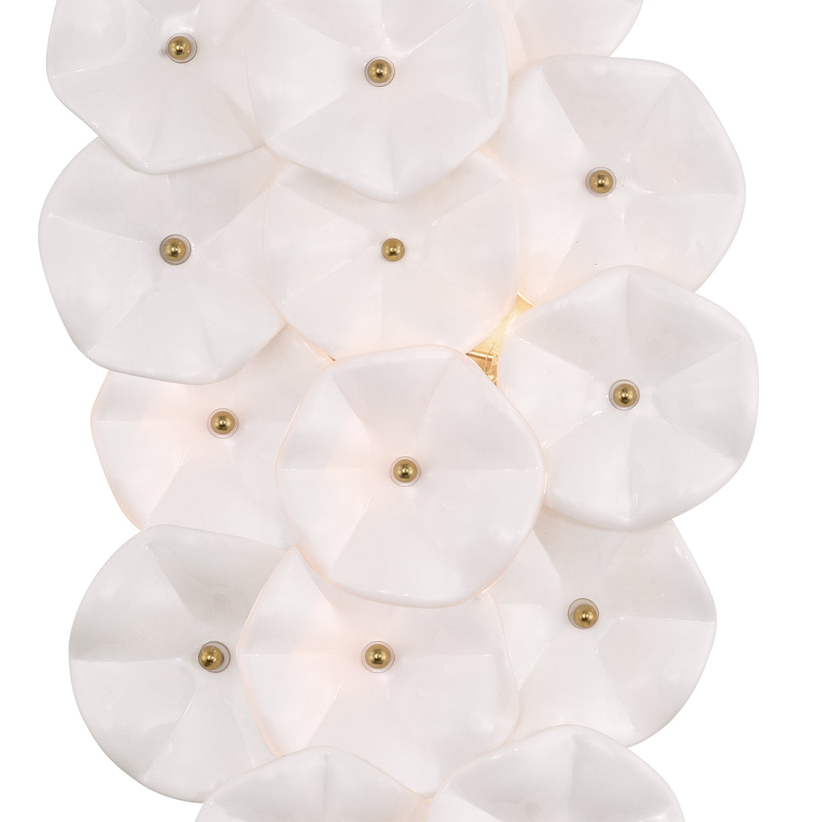 Crystorama Esme 23" 4-Light Wall Sconce White - detail