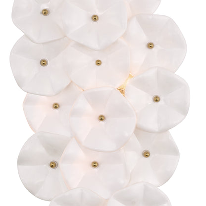 Crystorama Esme 23" 4-Light Wall Sconce White - detail