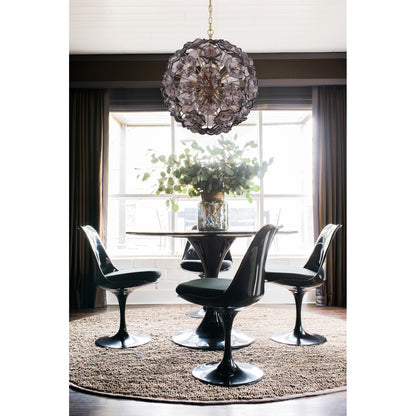 Esme 9 Light Aged Brass Pendant