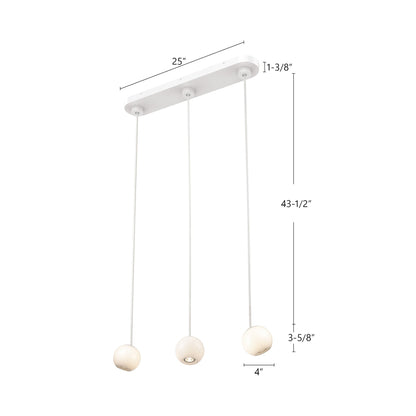 Europa 3-Head LED Multi-Pendant