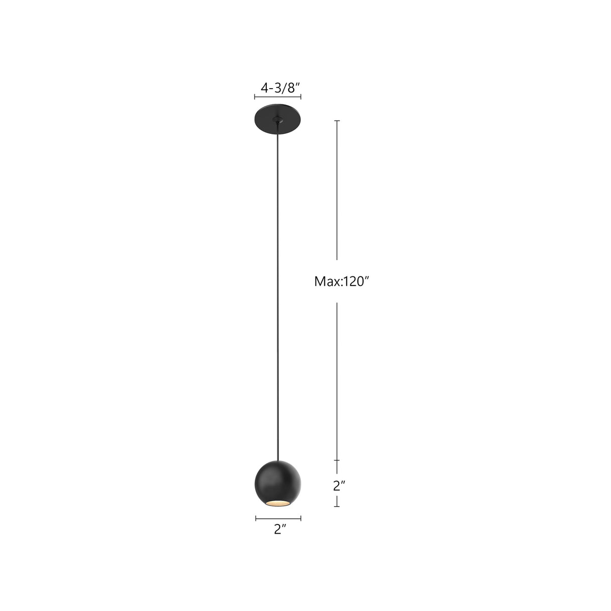 Exo 2" LED Pendant