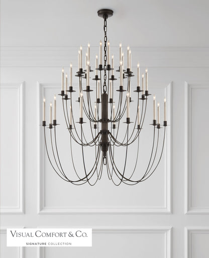 Visual Comfort Signature Erika Three-Tier Chandelier