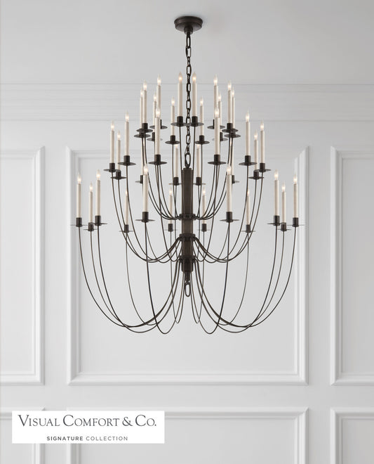Visual Comfort Signature Erika Three-Tier Chandelier