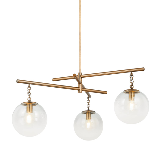 Troy Wade Chandelier Patina Brass