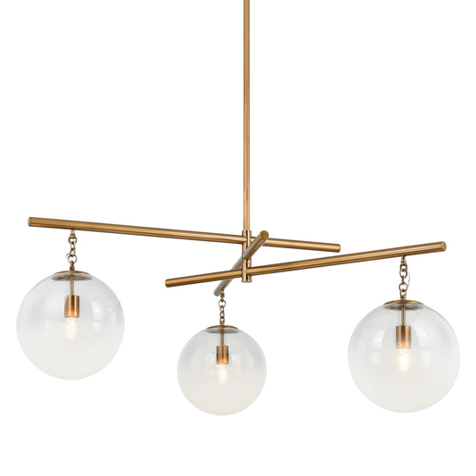 Troy Wade Chandelier Patina Brass