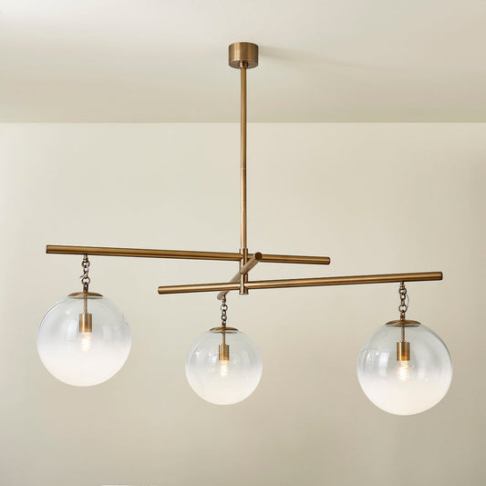 Troy Wade Chandelier Patina Brass Detail 1
