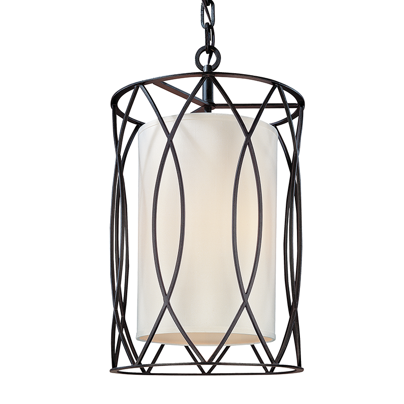 Troy Sausalito Pendant Textured Iron