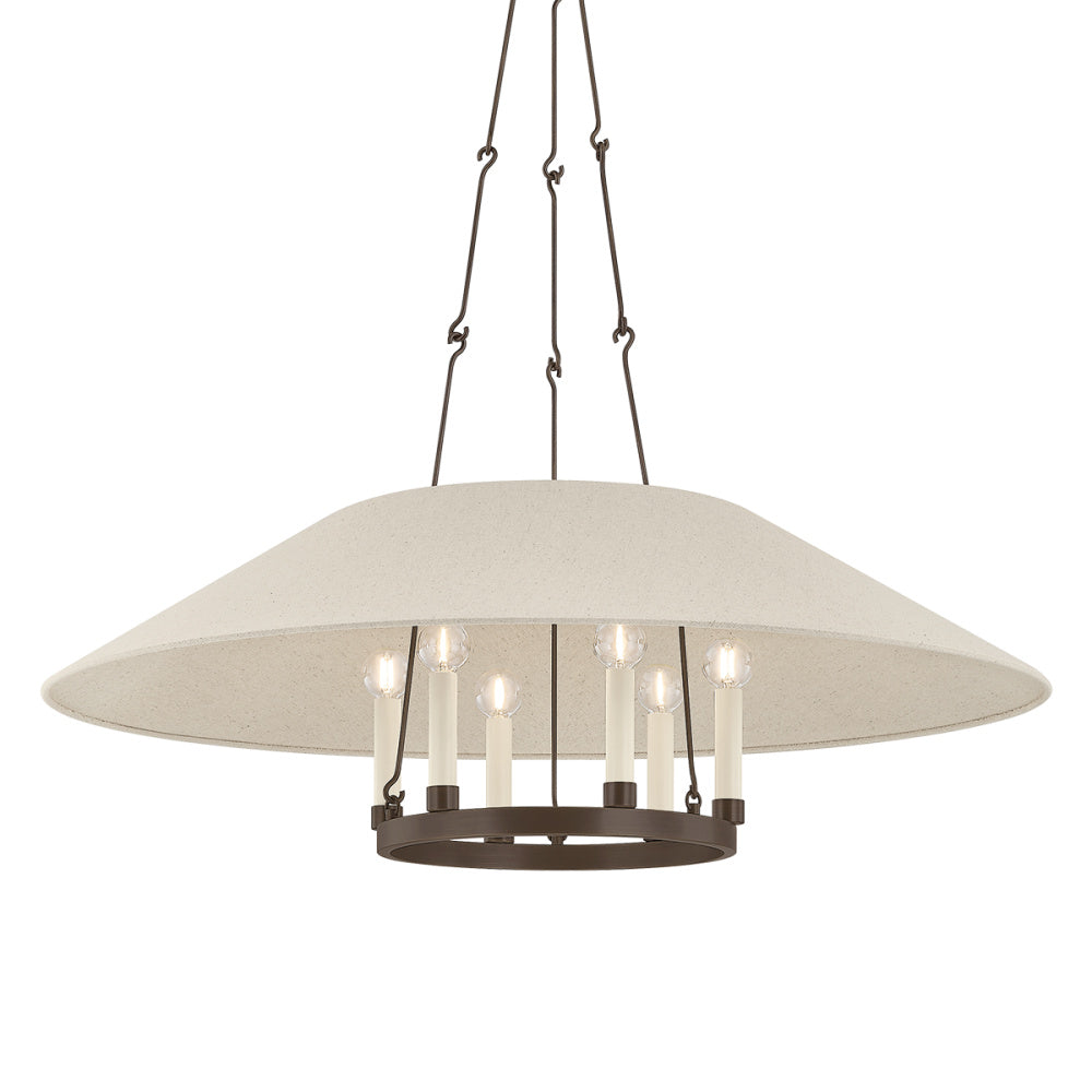 Troy Archive Chandelier Bronze