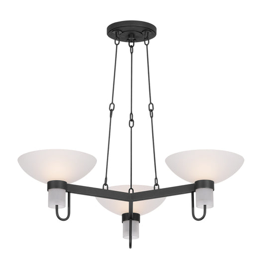 Troy Arturo Chandelier Textured Bronze with Highlight