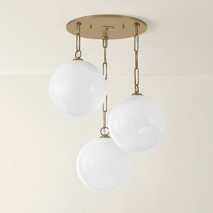 Troy Bramble Chandelier Patina Brass Detail 1
