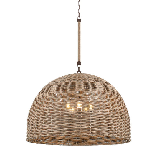 Troy Huxley Outdoor Pendant Textured Bronze Detail 1
