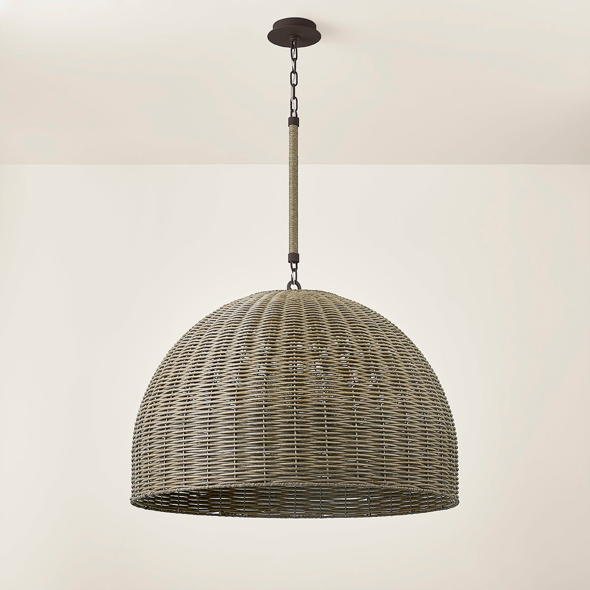 Troy Huxley Outdoor Pendant Textured Bronze Detail 3