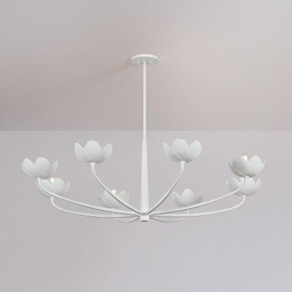 Troy Arcata Chandelier Gesso White Detail 1