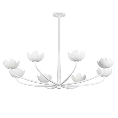 Troy Arcata Chandelier Gesso White