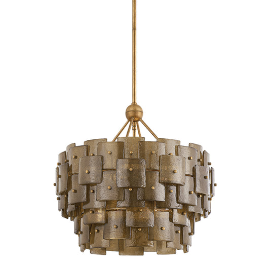 Troy Jacik Chandelier Patina Gold Leaf