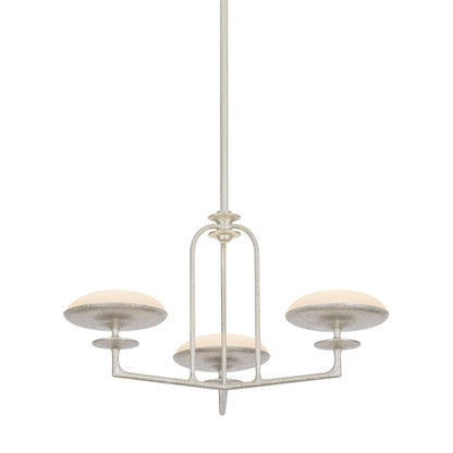 Troy Pacific Chandelier Warm Silver Leaf