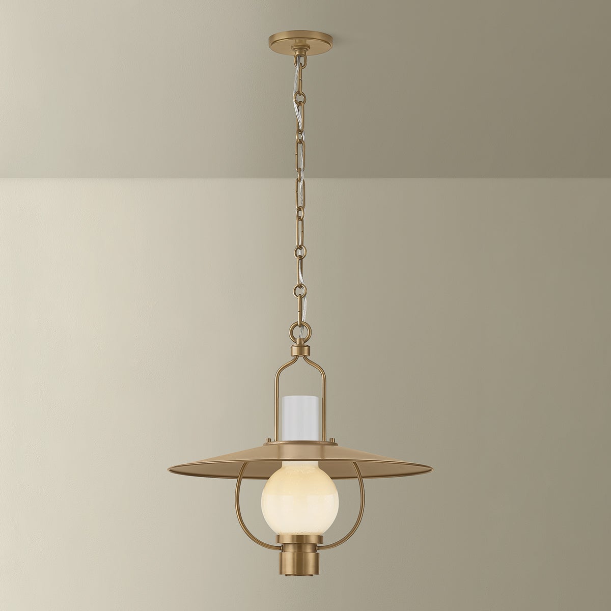 Troy Cahill Pendant Patina Brass Detail 1