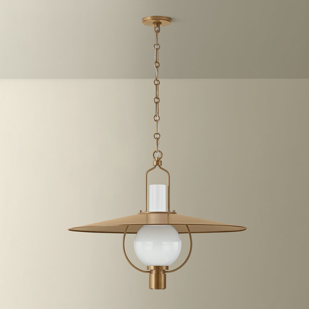 Troy Cahill Pendant Patina Brass Detail 2