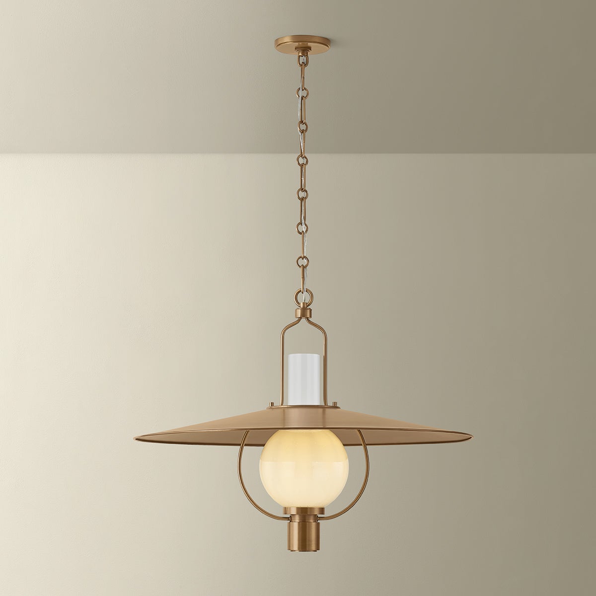 Troy Cahill Pendant Patina Brass Detail 1