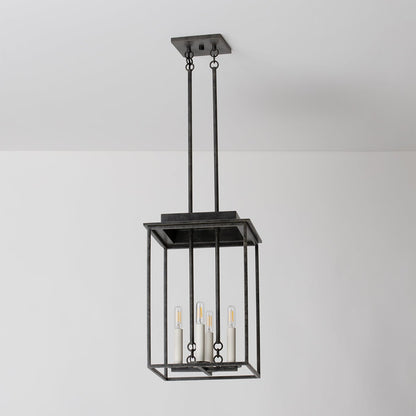 Troy Hart Outdoor Lantern French Iron Detail 1