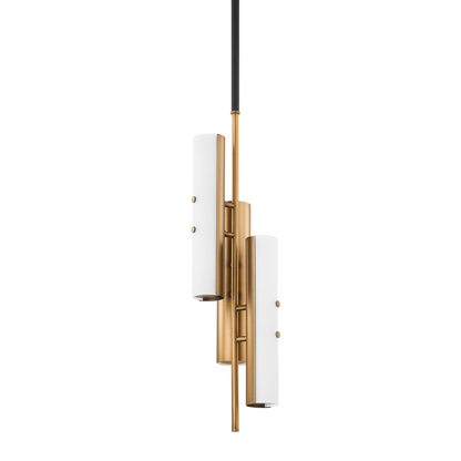 Troy Titus Pendant Patina Brass / Soft Black