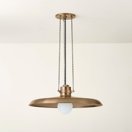Troy Rainhill Pendant Patina Brass Detail 1