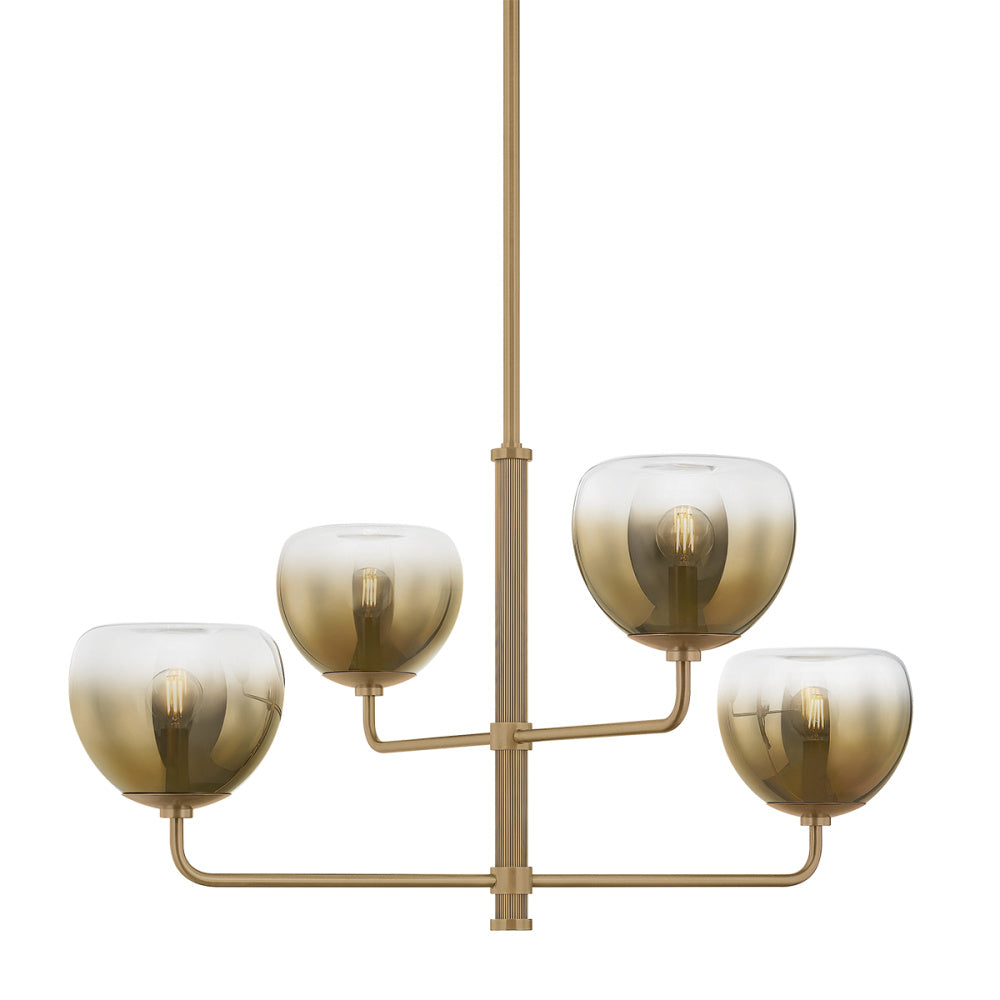 Troy August Chandelier Patina Brass