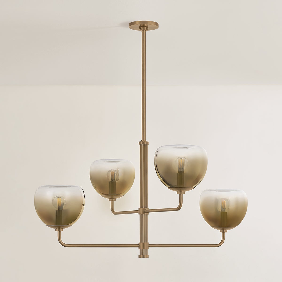 Troy August Chandelier Patina Brass Detail 2