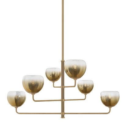 Troy August Chandelier Patina Brass