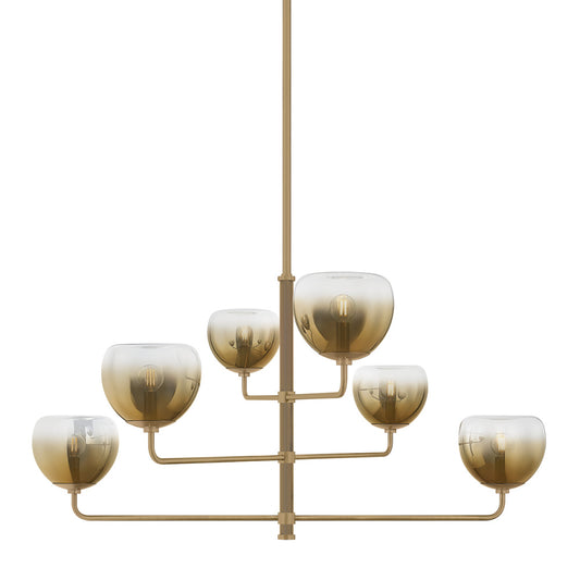 Troy August Chandelier Patina Brass