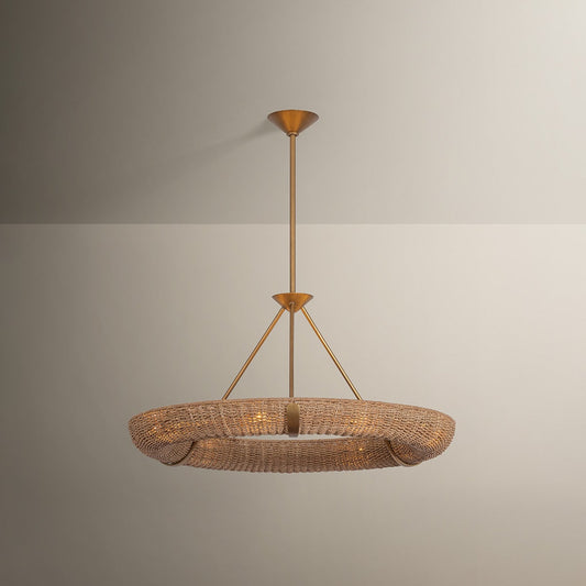Troy Floyd Chandelier Patina Gold Leaf Detail 1