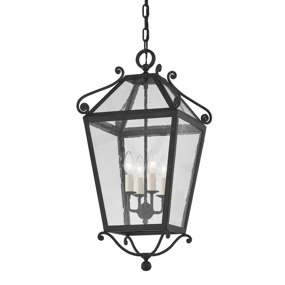 Troy Santa Barbara County Outdoor Lantern French Iron