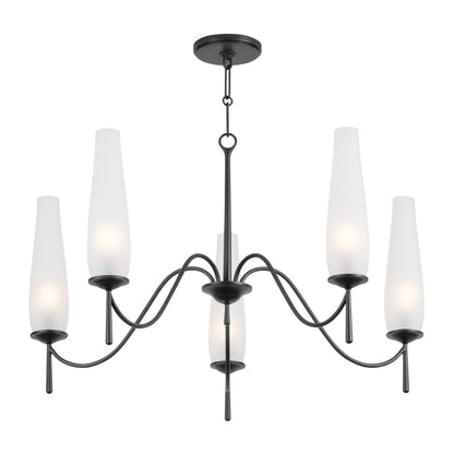 Troy Legacy Chandelier Forged Iron