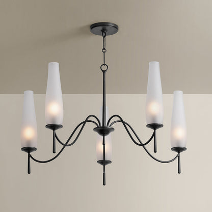 Troy Legacy Chandelier Forged Iron Detail 2